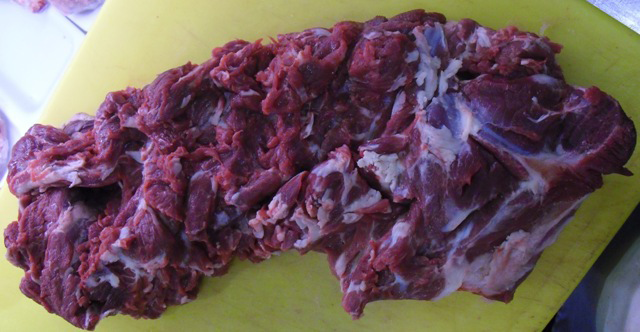 pescuezo de ternera